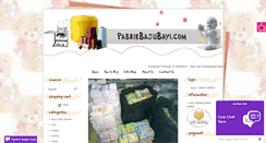 Desktop Screenshot of pabrikbajubayi.com